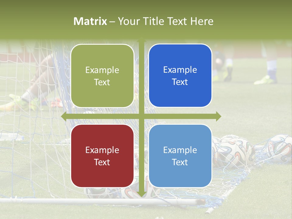 A Group Of Soccer Players Sitting On A Field PowerPoint Template