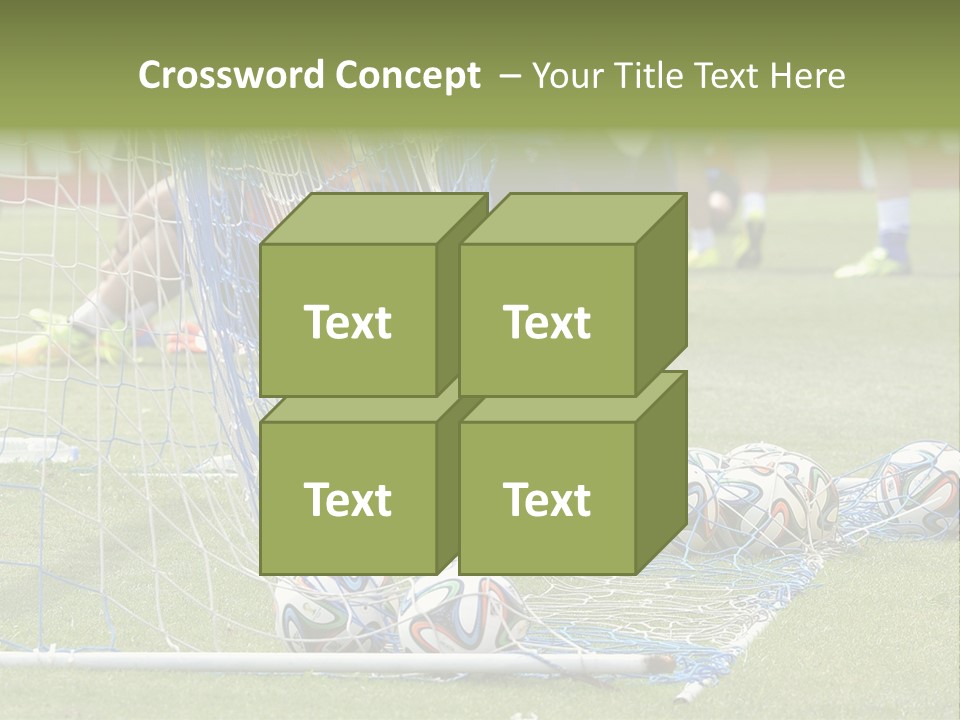 A Group Of Soccer Players Sitting On A Field PowerPoint Template