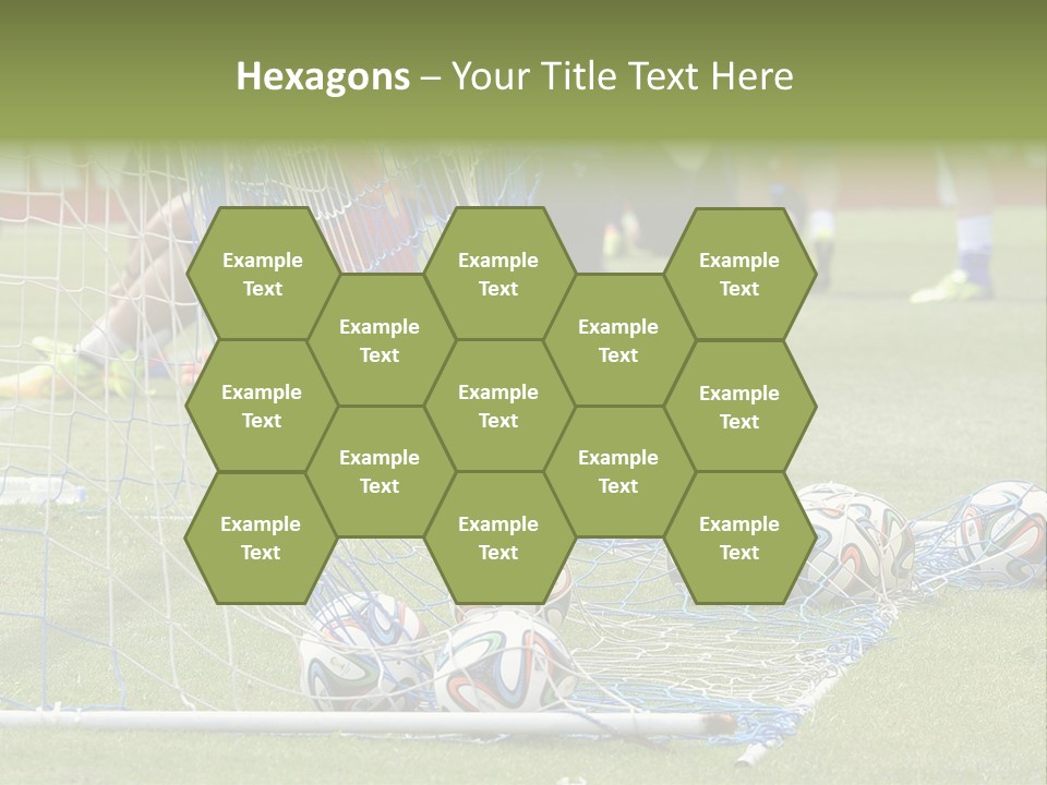 A Group Of Soccer Players Sitting On A Field PowerPoint Template