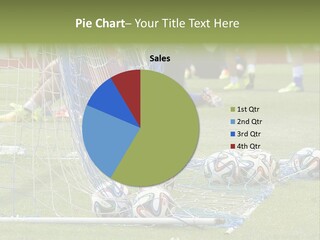A Group Of Soccer Players Sitting On A Field PowerPoint Template