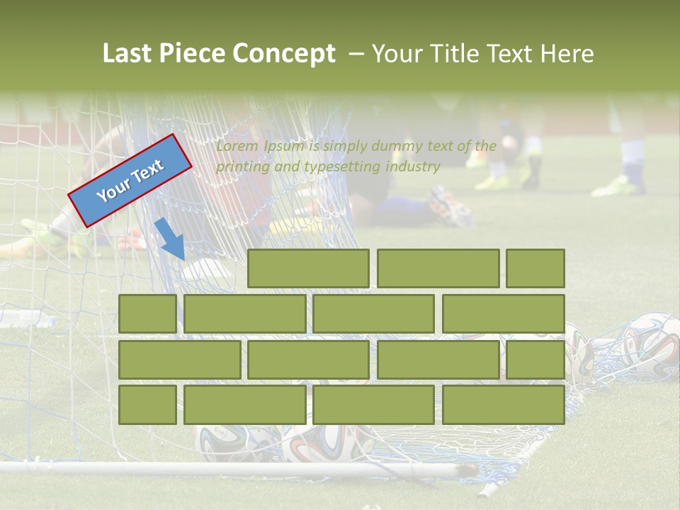 A Group Of Soccer Players Sitting On A Field PowerPoint Template