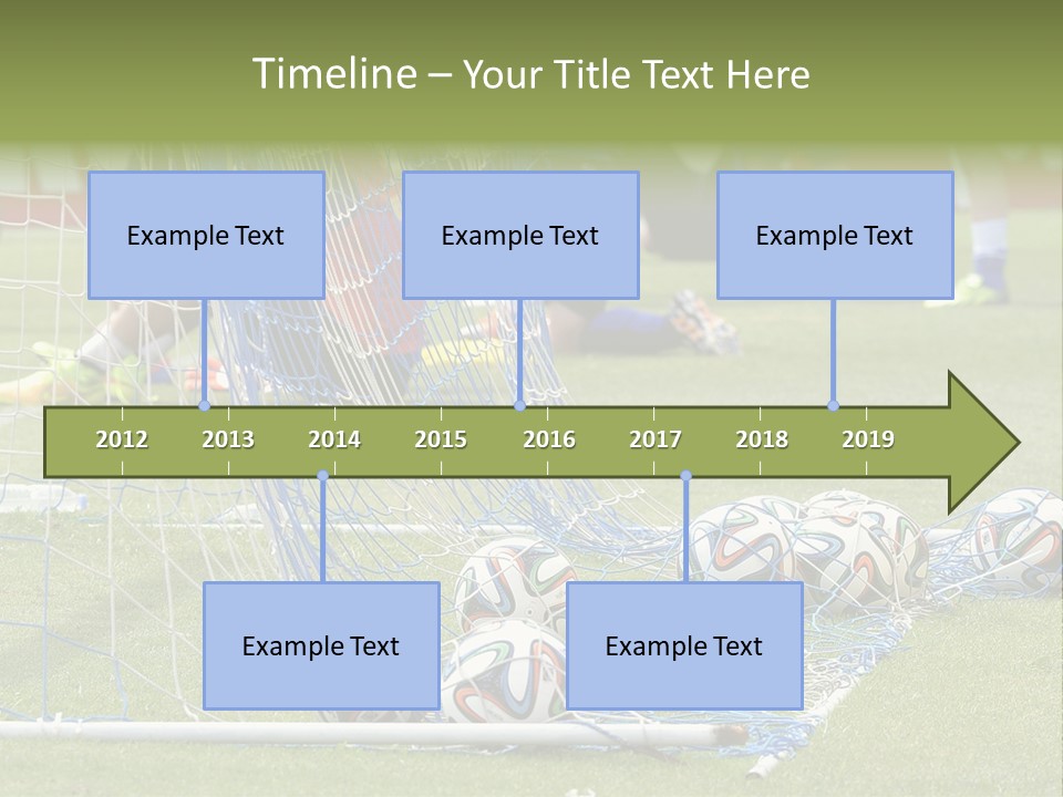 A Group Of Soccer Players Sitting On A Field PowerPoint Template