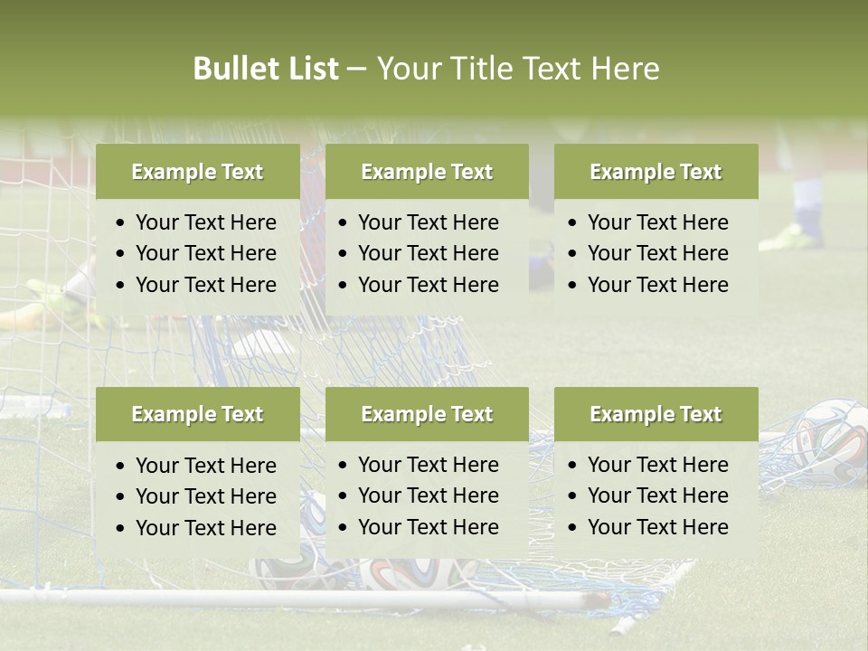 A Group Of Soccer Players Sitting On A Field PowerPoint Template