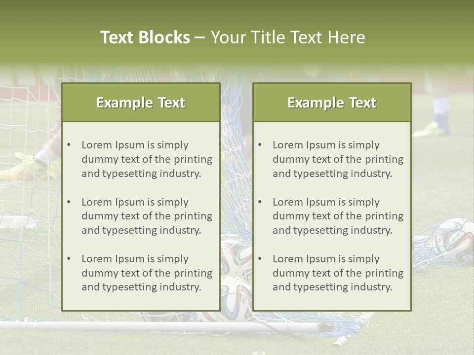 A Group Of Soccer Players Sitting On A Field PowerPoint Template
