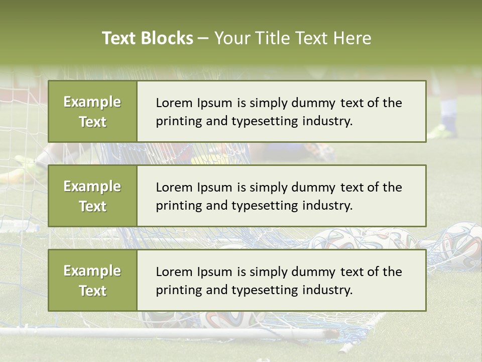 A Group Of Soccer Players Sitting On A Field PowerPoint Template