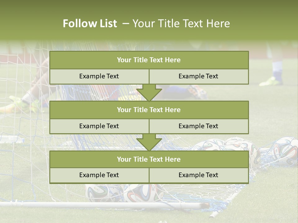 A Group Of Soccer Players Sitting On A Field PowerPoint Template