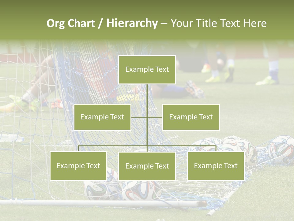 A Group Of Soccer Players Sitting On A Field PowerPoint Template