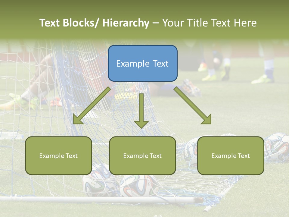 A Group Of Soccer Players Sitting On A Field PowerPoint Template