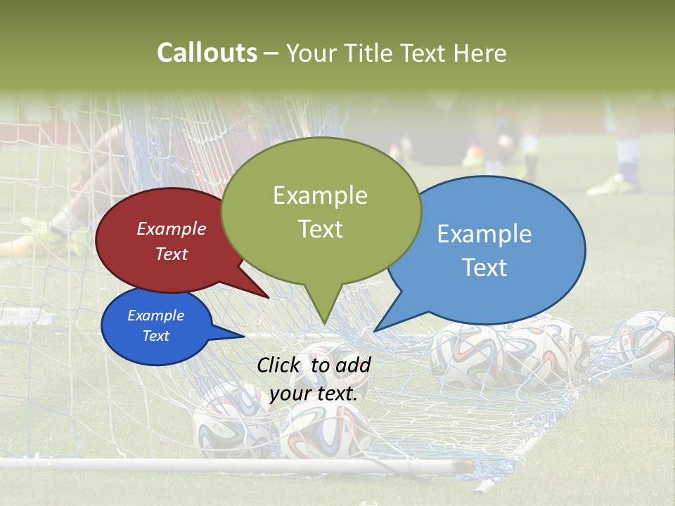 A Group Of Soccer Players Sitting On A Field PowerPoint Template