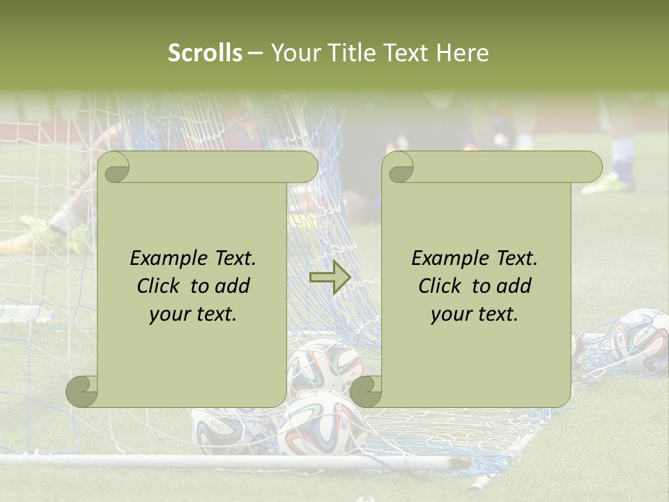 A Group Of Soccer Players Sitting On A Field PowerPoint Template