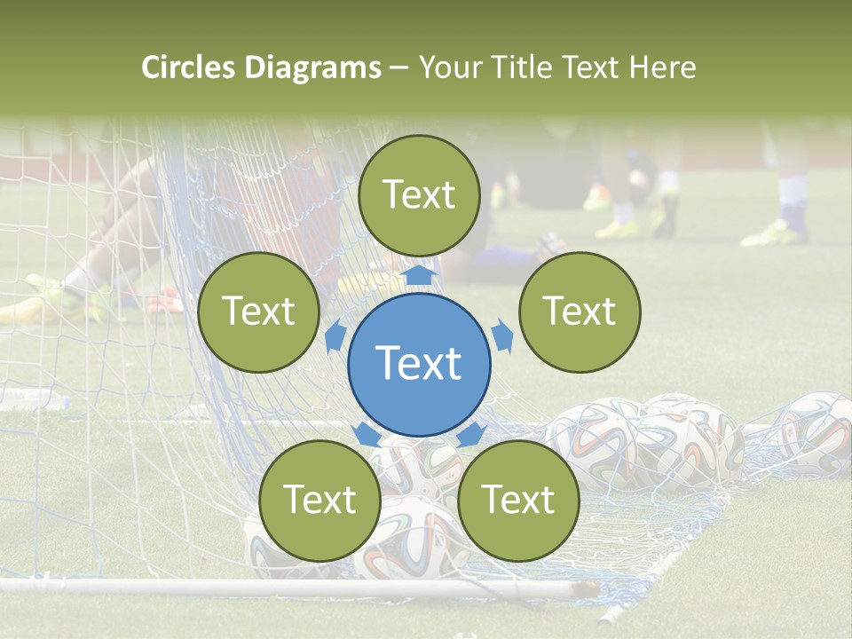 A Group Of Soccer Players Sitting On A Field PowerPoint Template