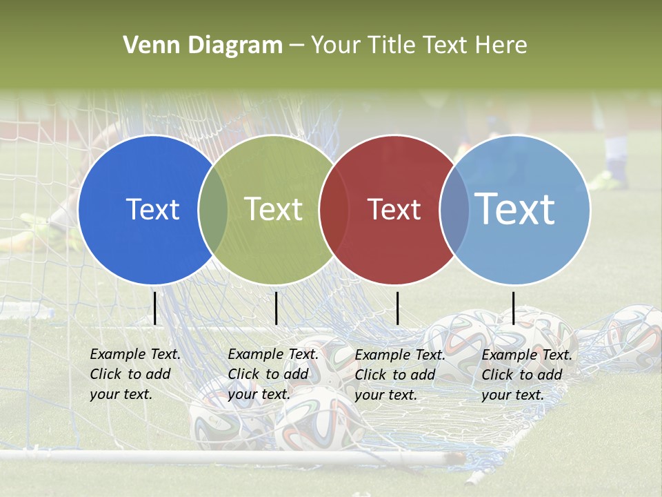 A Group Of Soccer Players Sitting On A Field PowerPoint Template
