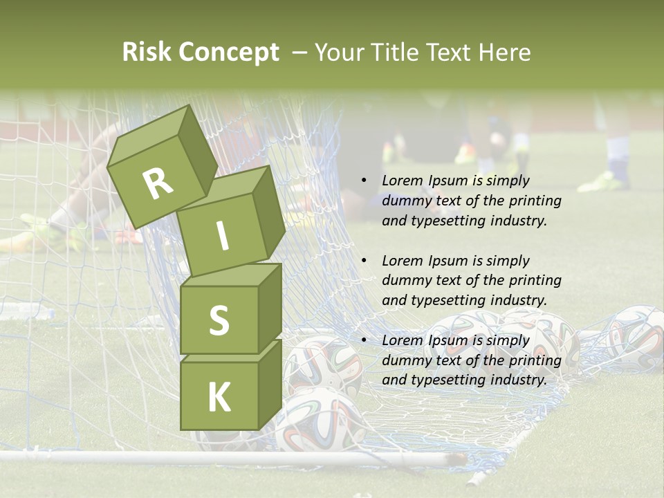 A Group Of Soccer Players Sitting On A Field PowerPoint Template