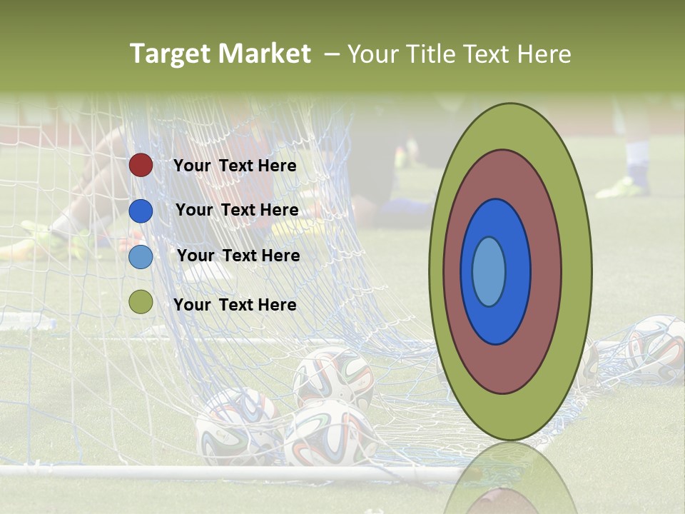 A Group Of Soccer Players Sitting On A Field PowerPoint Template