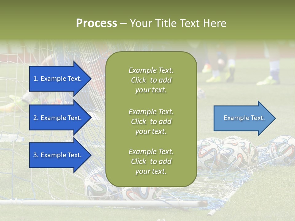 A Group Of Soccer Players Sitting On A Field PowerPoint Template