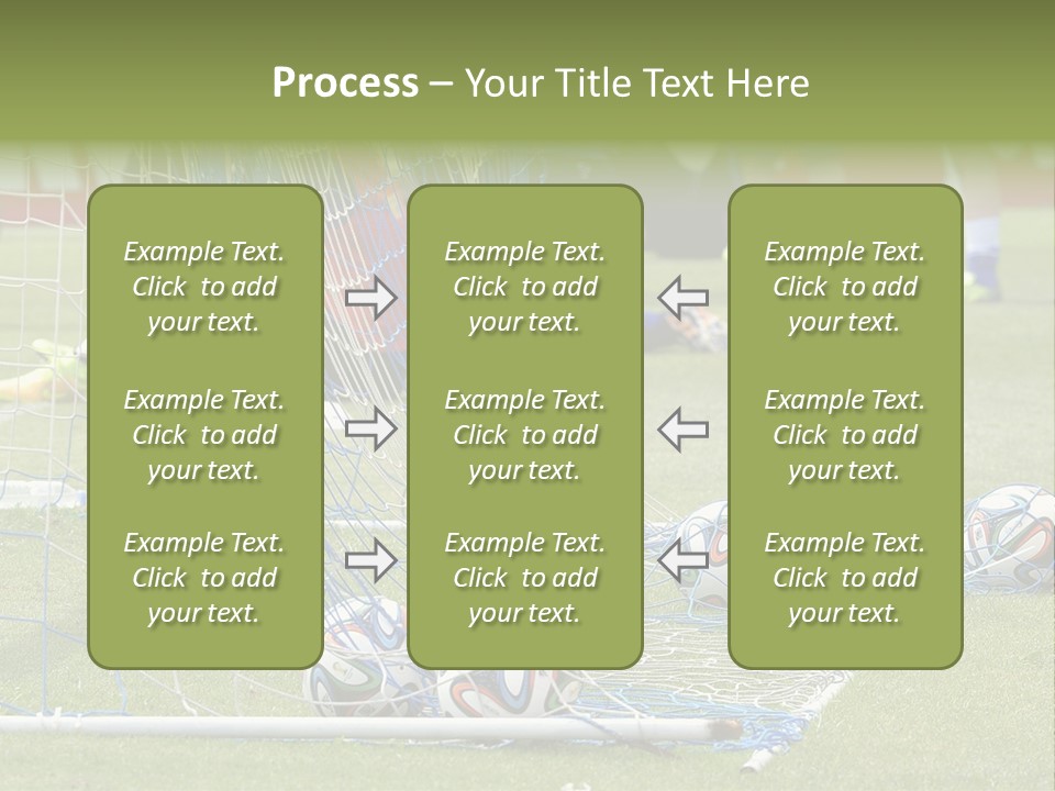 A Group Of Soccer Players Sitting On A Field PowerPoint Template