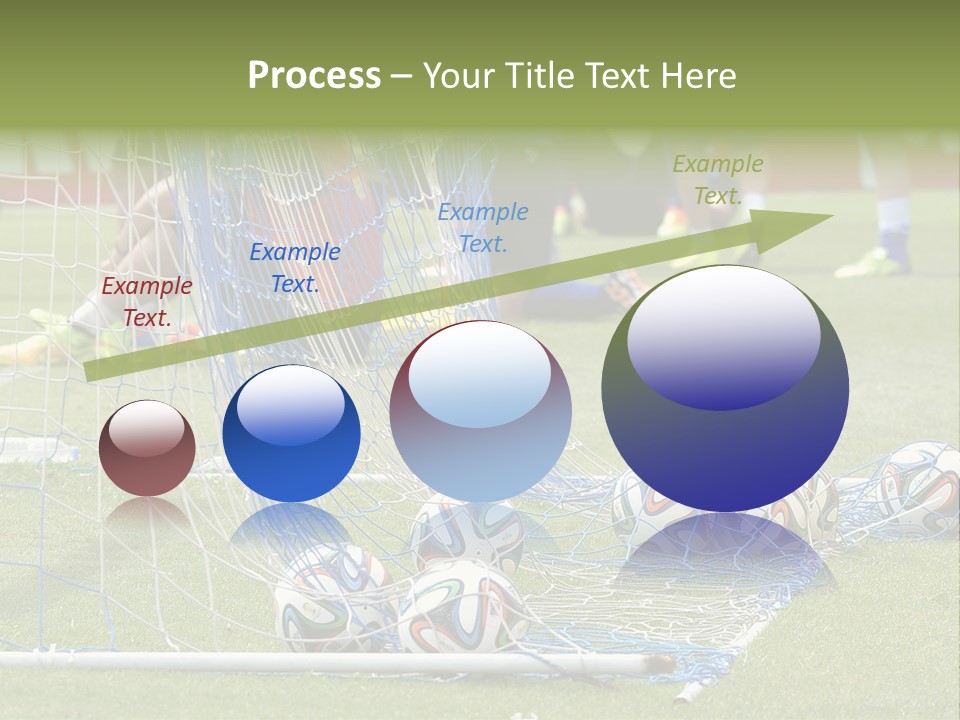 A Group Of Soccer Players Sitting On A Field PowerPoint Template