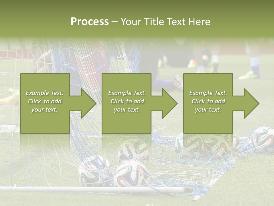 A Group Of Soccer Players Sitting On A Field PowerPoint Template