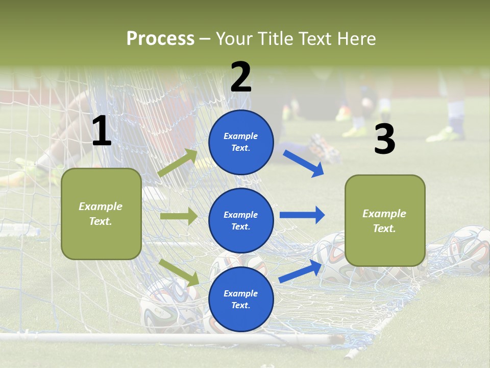 A Group Of Soccer Players Sitting On A Field PowerPoint Template
