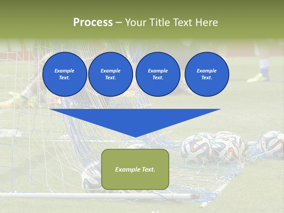 A Group Of Soccer Players Sitting On A Field PowerPoint Template