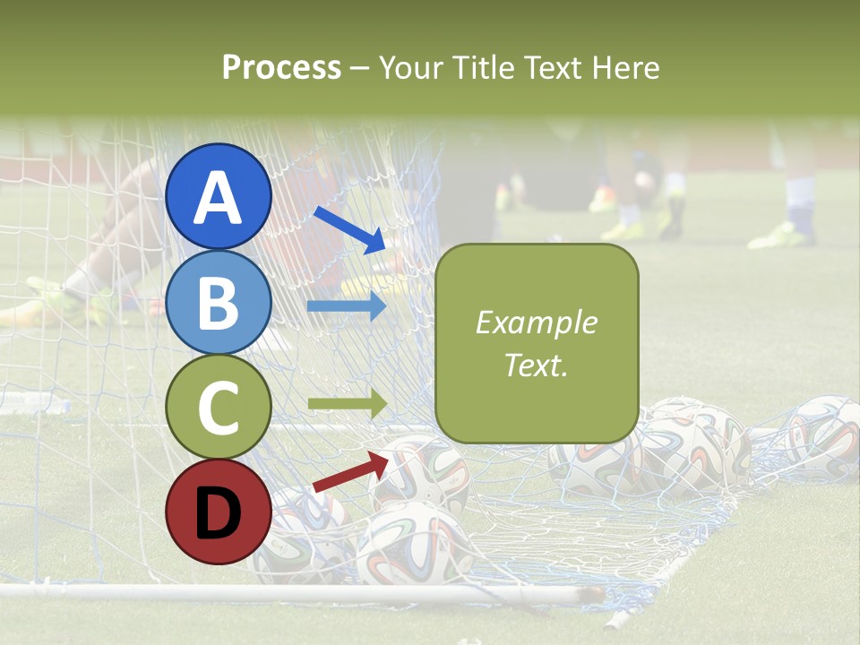 A Group Of Soccer Players Sitting On A Field PowerPoint Template