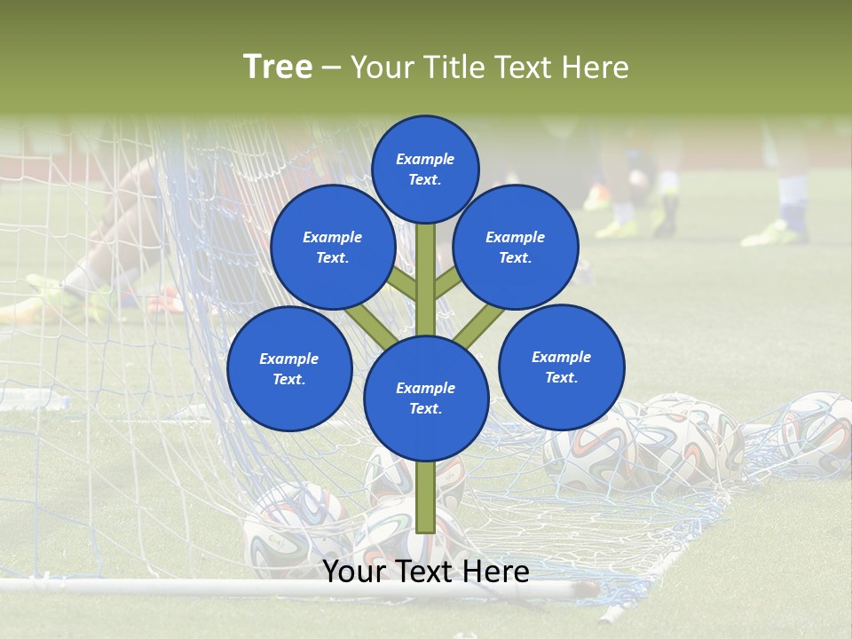 A Group Of Soccer Players Sitting On A Field PowerPoint Template