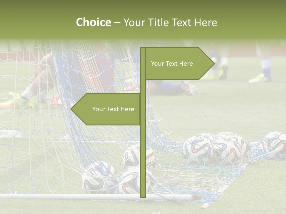 A Group Of Soccer Players Sitting On A Field PowerPoint Template