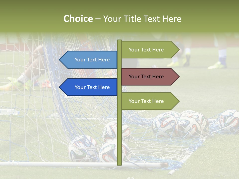 A Group Of Soccer Players Sitting On A Field PowerPoint Template