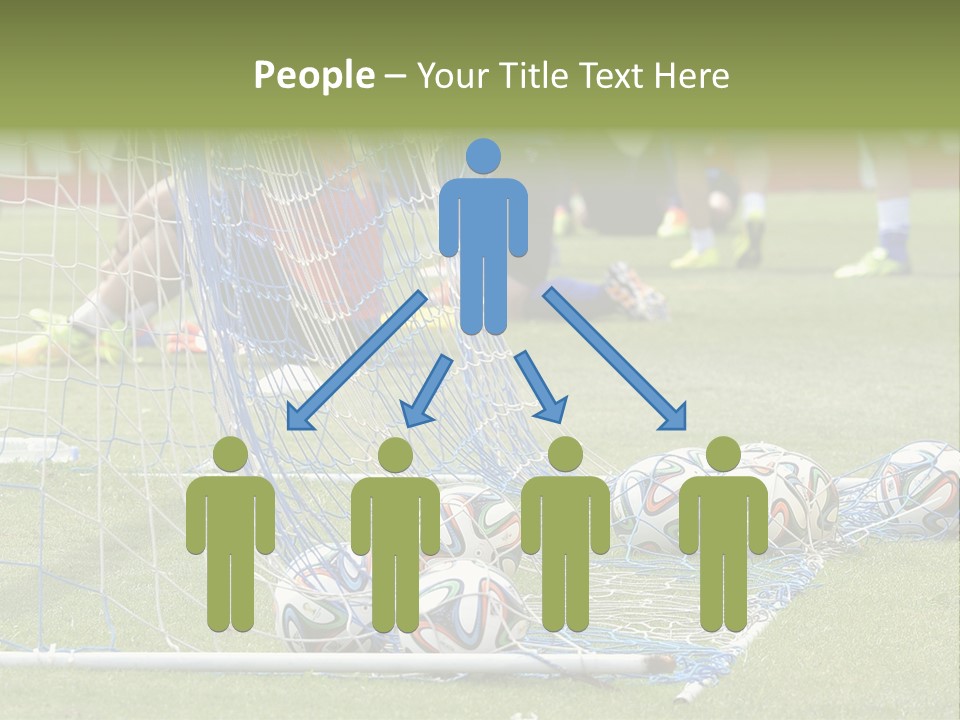 A Group Of Soccer Players Sitting On A Field PowerPoint Template