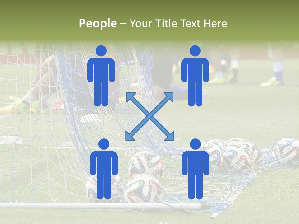 A Group Of Soccer Players Sitting On A Field PowerPoint Template