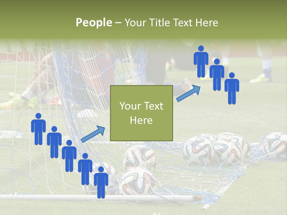 A Group Of Soccer Players Sitting On A Field PowerPoint Template