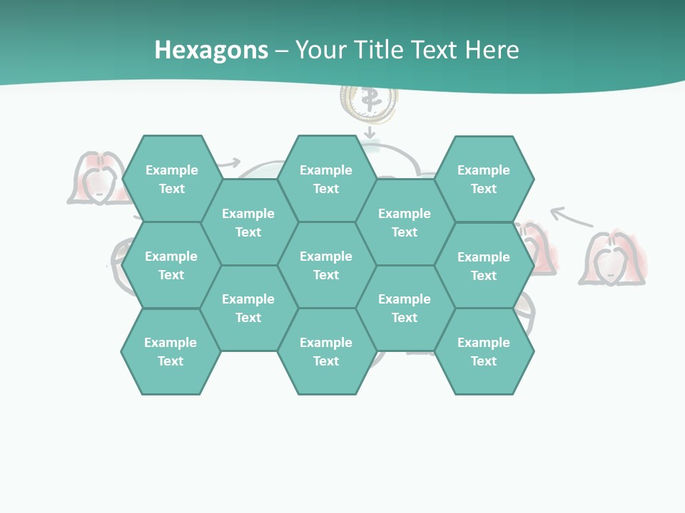 A Group Of People Connected To A Cloud PowerPoint Template