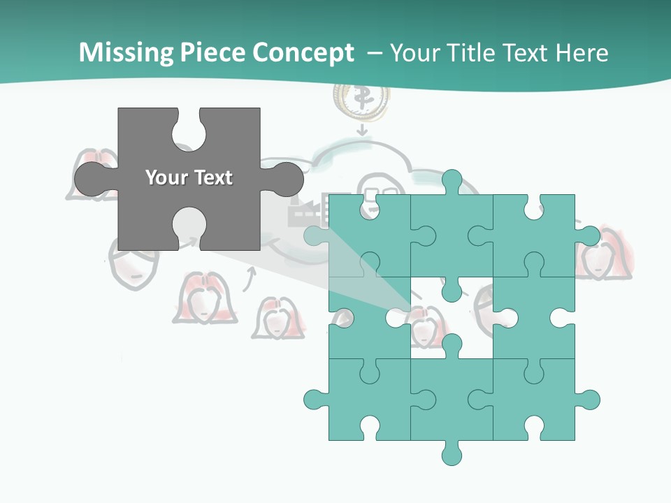 A Group Of People Connected To A Cloud PowerPoint Template