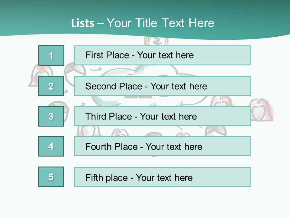 A Group Of People Connected To A Cloud PowerPoint Template