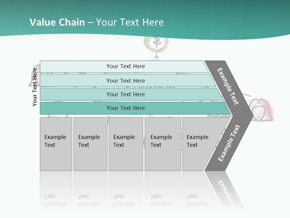 A Group Of People Connected To A Cloud PowerPoint Template