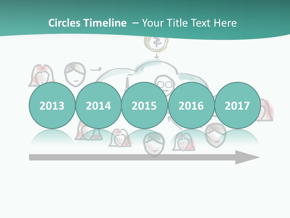 A Group Of People Connected To A Cloud PowerPoint Template