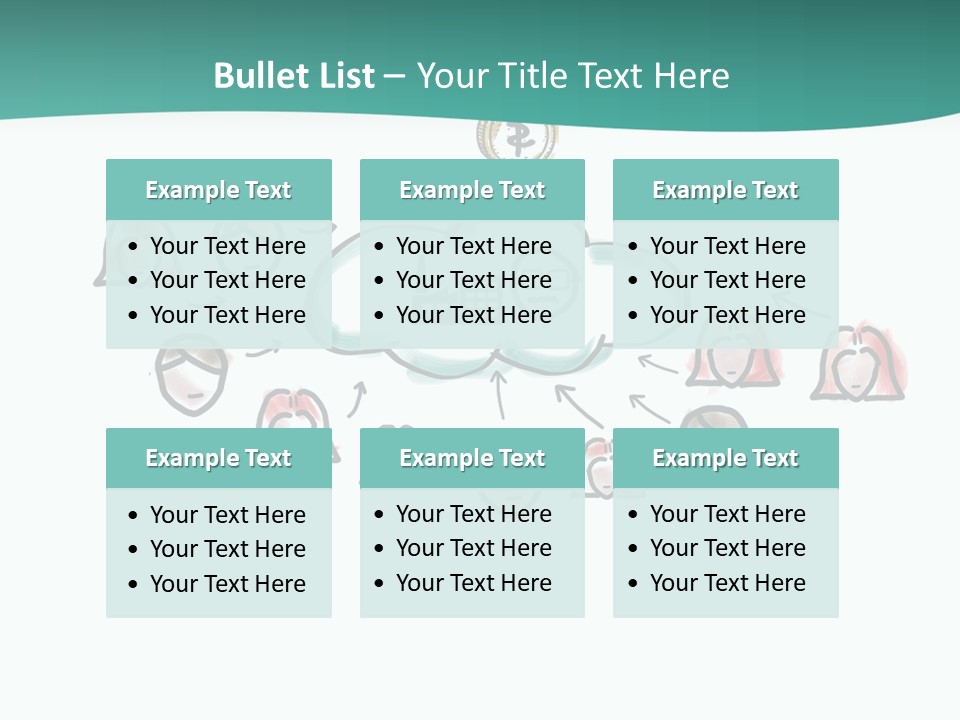 A Group Of People Connected To A Cloud PowerPoint Template