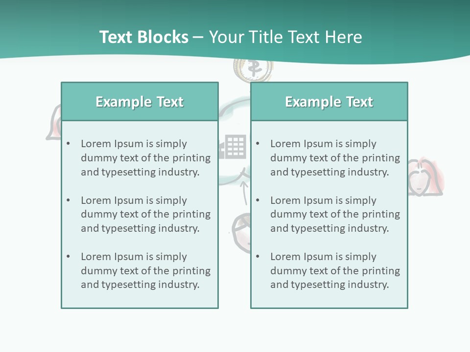 A Group Of People Connected To A Cloud PowerPoint Template