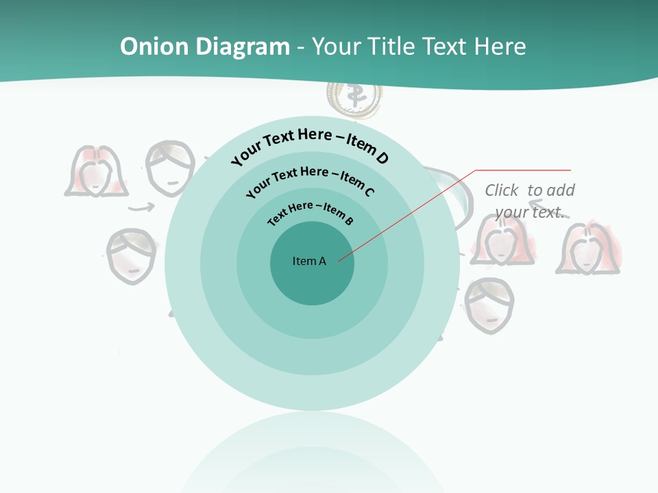 A Group Of People Connected To A Cloud PowerPoint Template