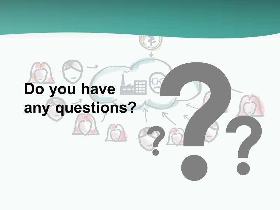 A Group Of People Connected To A Cloud PowerPoint Template