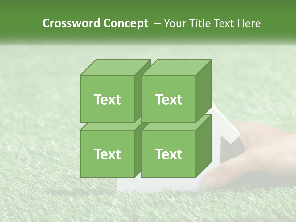 A Person Holding A Paper House In Their Hand PowerPoint Template