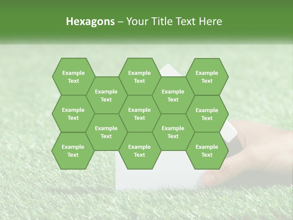 A Person Holding A Paper House In Their Hand PowerPoint Template