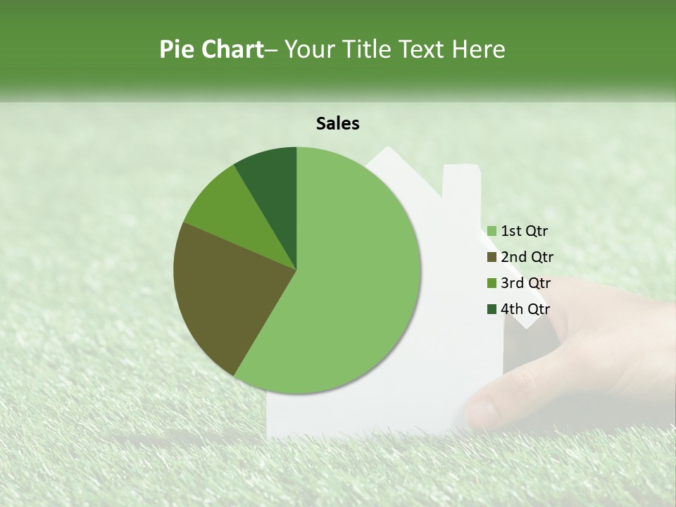 A Person Holding A Paper House In Their Hand PowerPoint Template