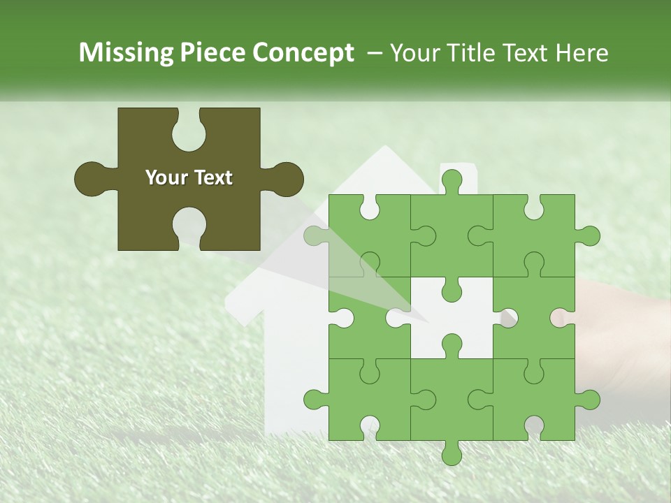 A Person Holding A Paper House In Their Hand PowerPoint Template