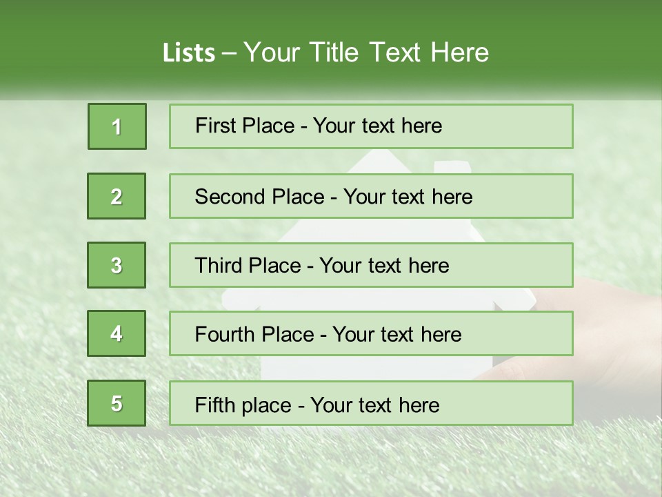 A Person Holding A Paper House In Their Hand PowerPoint Template