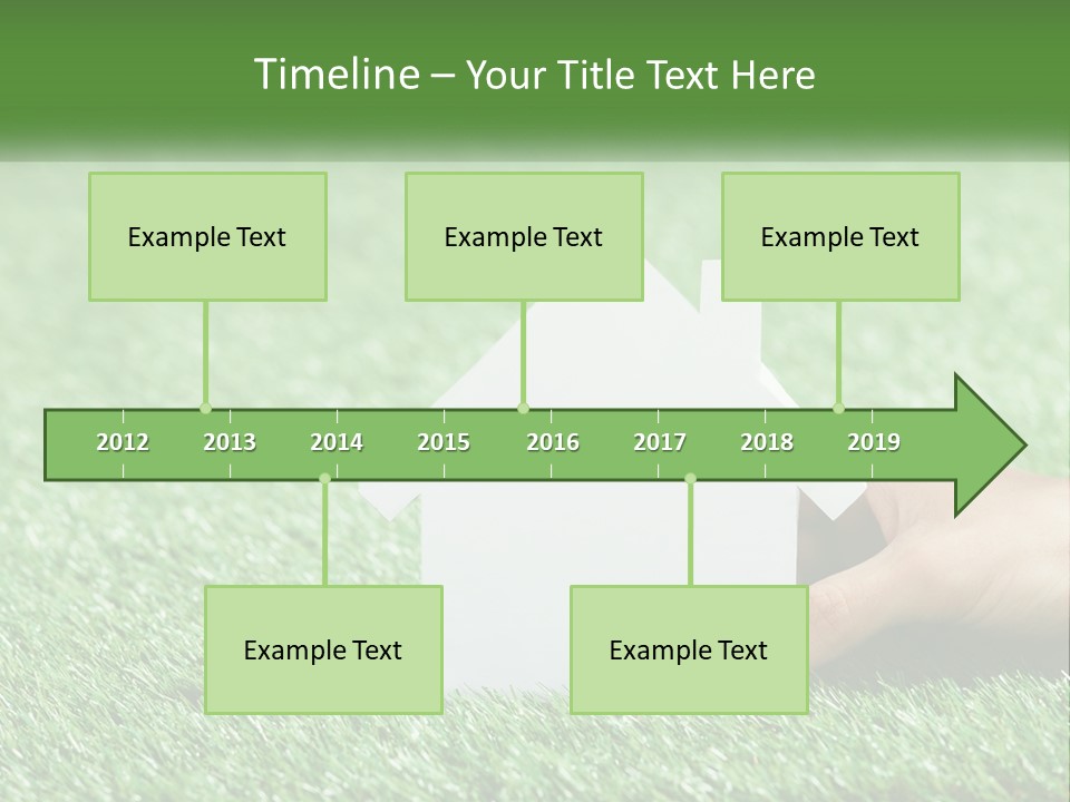 A Person Holding A Paper House In Their Hand PowerPoint Template