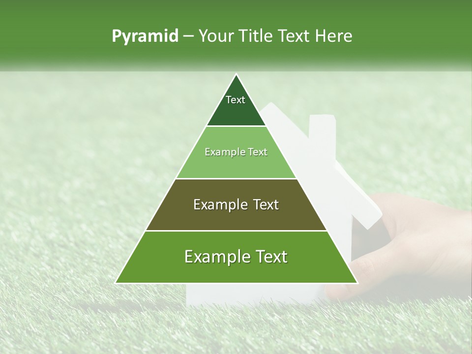 A Person Holding A Paper House In Their Hand PowerPoint Template