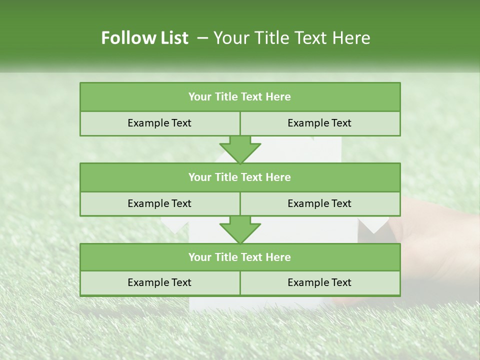 A Person Holding A Paper House In Their Hand PowerPoint Template