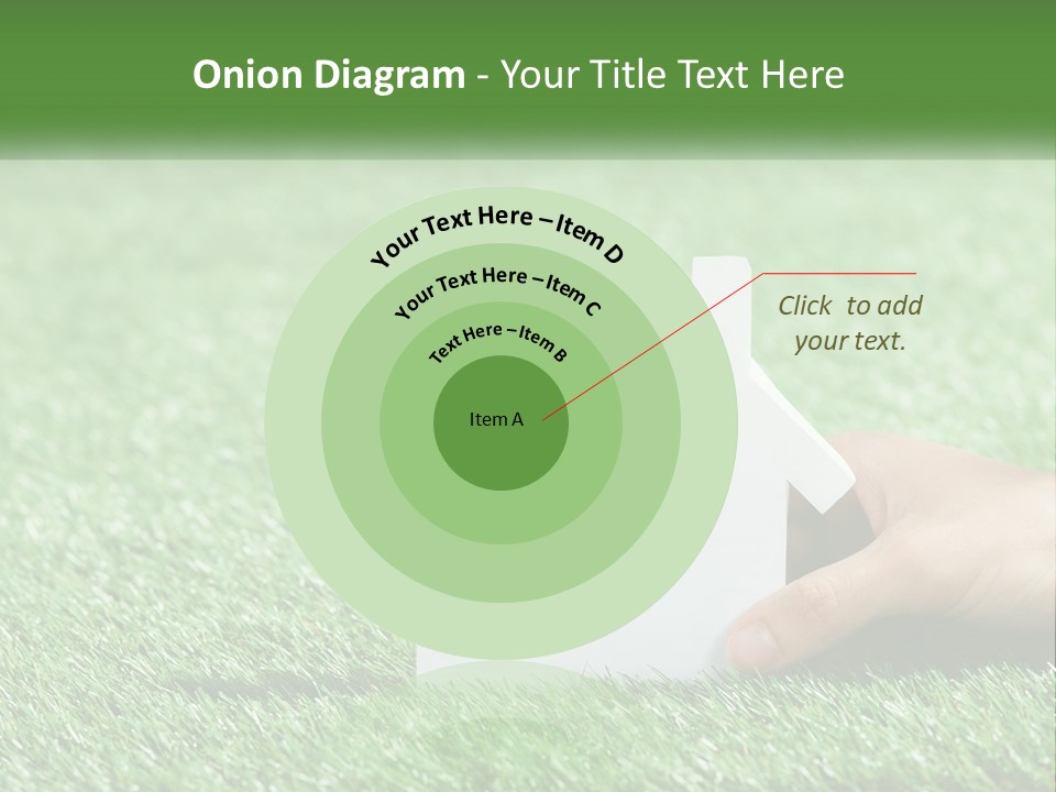 A Person Holding A Paper House In Their Hand PowerPoint Template