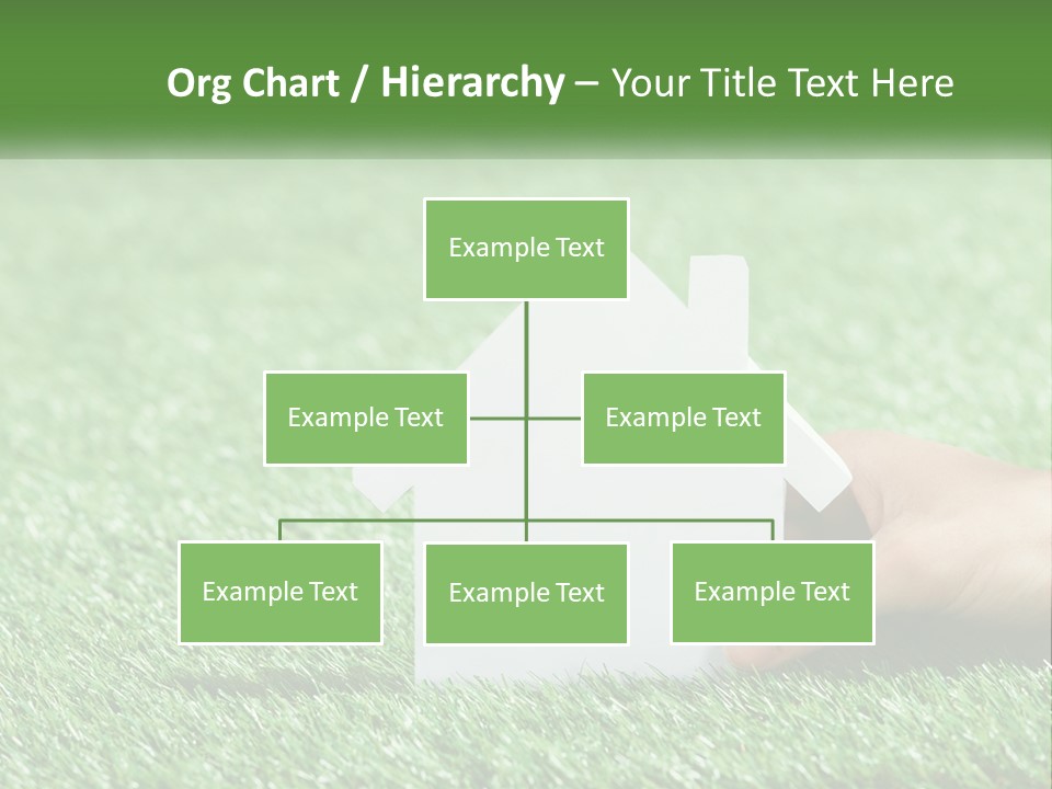 A Person Holding A Paper House In Their Hand PowerPoint Template